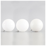 Μπαλα Πλαστικη, Λευκη, σετ 6τμχ, 10cm