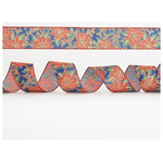 Κορδελα Μπλε, με Κοκκινα Αλεξανδρινα, 6,35cm, 10y