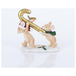 Ποντικακια Πολυρεζin, με Χρυσο Μπαστουνακι, 4x10.5x11cm