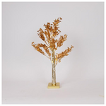 Χρυσο Δεντρο με Μπουμπουκια 60cm, Μπαταριας 3xaa, Timer, 40 Θερμα Λευκα Mini Led, Ip20