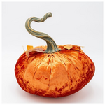 Βελουδινη Κολοκυθα, Πορτοκαλι με Φυλλα Σφενδαμου, 24x26cm