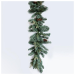 Γιρλαντα Πρασινη με Κουκουναρια, 200cm