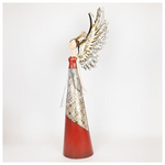 Μεταλλικη Πριγκιπισσα με Κοκκινο Χρυσο Φορεμα, 81.92cm