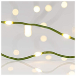 Σειρα, 700 Mini Led, 8 Προγραμματα, με Μετασχηματιστη,500cm Προεκταση Παροχησ,πρασινο Καλωδιο Πλακε Χαλκος, Daylight Led,ανα 5cm,ip44