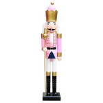 Καρυοθραυστης, ροζ-Χρυσος, με Σκηπτρο, 90cm