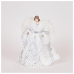 Νεραιδα, με Λευκο Φορεμα και Χιονονιφαδες, 30cm