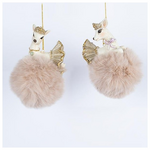 Στολιδι Πολυρεζιν, Ελαφακι σε Σαμπανι πον-Πον, 2 Σχεδια, 6x11cm