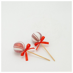 Πλαστικο Στολιδι, Γλυφιτζουρι, Candy, σετ 6τμχ, 4cm