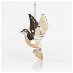 Πουλακι Ακρυλικο, Χρυσο, 10,2x7,6cm