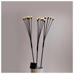 Σειρα, 3 σετ Λευκες Μπαλιτσες 70cm, Φ1,7cm, 6 Κλαδια το Κάθε Σετ, Ηλιακο Συλλεκτη με Αισθητηρα Φωτος, 18 Θερμα Λευκα Led, ανα 50cm, Προεκταση Παροχης 1m, Ip44