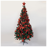 Στολισμος Δεντρου, Κοκκινο, σετ 120τμχ