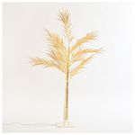 Χρυσο Δεντρο Φτερη 1,2m, Μετασχηματιστης, 80 Θερμα Λευκα Mini Led, Προεκταση Παροχης 3m, Ip44