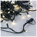 Σειρα, 100 led 5mm, 230v, 2 Επεκτασεις εωσ 9 Σετ, Πρασινο Καουτσουκ Καλωδιο, Daylight Led, ανα 10cm, (Χωρις Παροχη, Χωρις Προεκταση Παροχησ), Iρ65