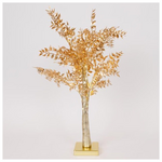 Χρυσο Δεντρο Λαγομηλια 60cm, Μπαταριας 3xaa, Timer, 40 Θερμα Λευκα Mini Led, Ip20
