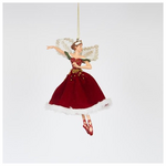 Νεραιδα με Κοκκινη Γουνινη Φουστα, 15.5cm