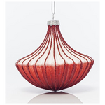 Γυαλινο Στολιδι, Πολυελαιος, σετ 4τμχ, 9,5cm