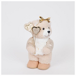 Αρκουδιτσα με Σαμπανι Ρουχα και Φιογκο, 31cm