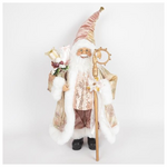 Αγιος Βασιλης με ροζ Πλουμιστα Ρουχα, 45.7cm