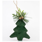 Δεντρακι Βελουδινο, Πρασινο, 9,5x14x3cm