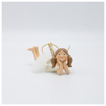 Αγγελακι Ξαπλωτο, Λευκο, 10.5x4.5x5cm