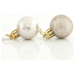 Μπαλα Πλαστικη, Εκρου, σετ 27τμχ, (9 Περλε , 18 Glitter), 3cm