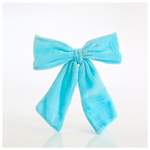 Φιογκος, Βελουδινος Γαλαζιος, 15x2x17cm