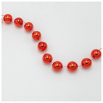 Αλυσιδα με Κοκκινες Περλες, 20mm, 280cm
