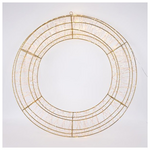 Στεφανι 80cm, 1680 Led, 31v Μετασχηματιστη, Timer, Mπρονζε Μεταλλικος Σκελετος, Μπρονζε Χαλκινο Καλωδιο, Θερμο Λευκο Led, Προεκταση Παροχης 5m, Ip44