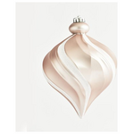 Πλαστικο Στολιδι, Κρεμμυδι, Ασπρο και Σαμπανιζε, 15cm