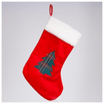 Καλτσα με Δεντρακι, Κοκκινη, 25x35cm