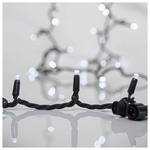 Σειρα,96 Led,24v,πρασινο Καλωδιο Καουτσουκ,με Επεκταση,2 Κονεκτορες, Λευκo Led,σετ 5 Σειρες και μια Επεκταση 300cm,ανα 10cm,ιρ65