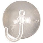 Διαφανα Βεντουζακια 4,5cm, με Γαντζακι, σετ 10τμχ