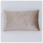 Μαξιλαρι, Μπεζ Βελουδο με Στρας, 30x50cm