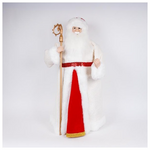 Αγιος Βασιλησ,με Λευκο Κοκκινο Ρουχο, 90cm