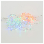 Σειρα, 100 Smart Mini Led, Usb, Διαχειριση Προγραμματος με Εφαρμογη, με Τηλεχειριστηριο, Διαφανο Καλωδιο Πλακε, rgb Led, Προεκταση Παροχης 2m, ανα 10cm, Ip20