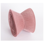 Κορδελα Σπιραλ, ροζ Μεταλλικο, 5x12cm