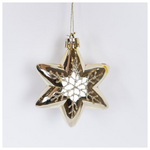 Αστερακι, Χρυσο, σετ 4τμχ, 5cm (Top 120)