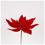 Αλεξανδρινο, Βελουδινο, ολο Κοκκινο, 30x24cm