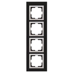 Πλαισιο 4 Θεσεων Μαυρο Γυαλι