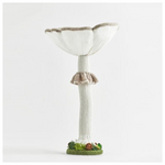 Μανιταρι, Ανοιχτο Καφε, με Λευκο Κορμο, 26x26x40cm