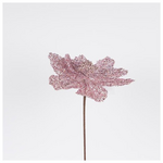 Λουλουδι ροζ Γκλιτερ, 27x45cm