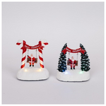 Display Box, Χριστουγεννιατικη Παρασταση, Candy, 2 Σχεδια, 12τμχ, 10.7x15cm