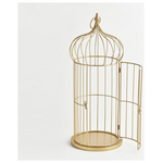 Κλουβι, Μεταλλικο, Χρυσο, 22x55cm