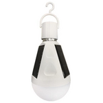 Led Λαμπα 7w e27 με Ηλιακα Πανελ και Μπαταρια