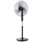 Ανεμιστηρας Ορθοστατης Μαυρος φ50 65w με Διπλη Φτερωτη και Κοντρολ