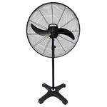 Ανεμιστηρας Βιομηχανικος Μεταλλικος Ορθοστατης Μαυρος με Κοντρολ φ66 115w dc Μοτερ