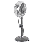 Ανεμιστηρας Μεταλλικος Vintage Ορθοστατης 2σε1 Γκρι φ34 35w
