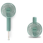 Ανεμιστηρας Χειρος Επαναφορτιζομενος με usb και Περιστροφη 180° φ9 Χακι
