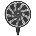 Ανεμιστηρας Ορθοστατης dc Μοτερ φ40 25w Μαυρος με Κοντρολ