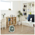 Ανεμιστηρας Γραφειου Επαναφορτιζομενος φ17 με led φωσ Πρασινο Μεντας